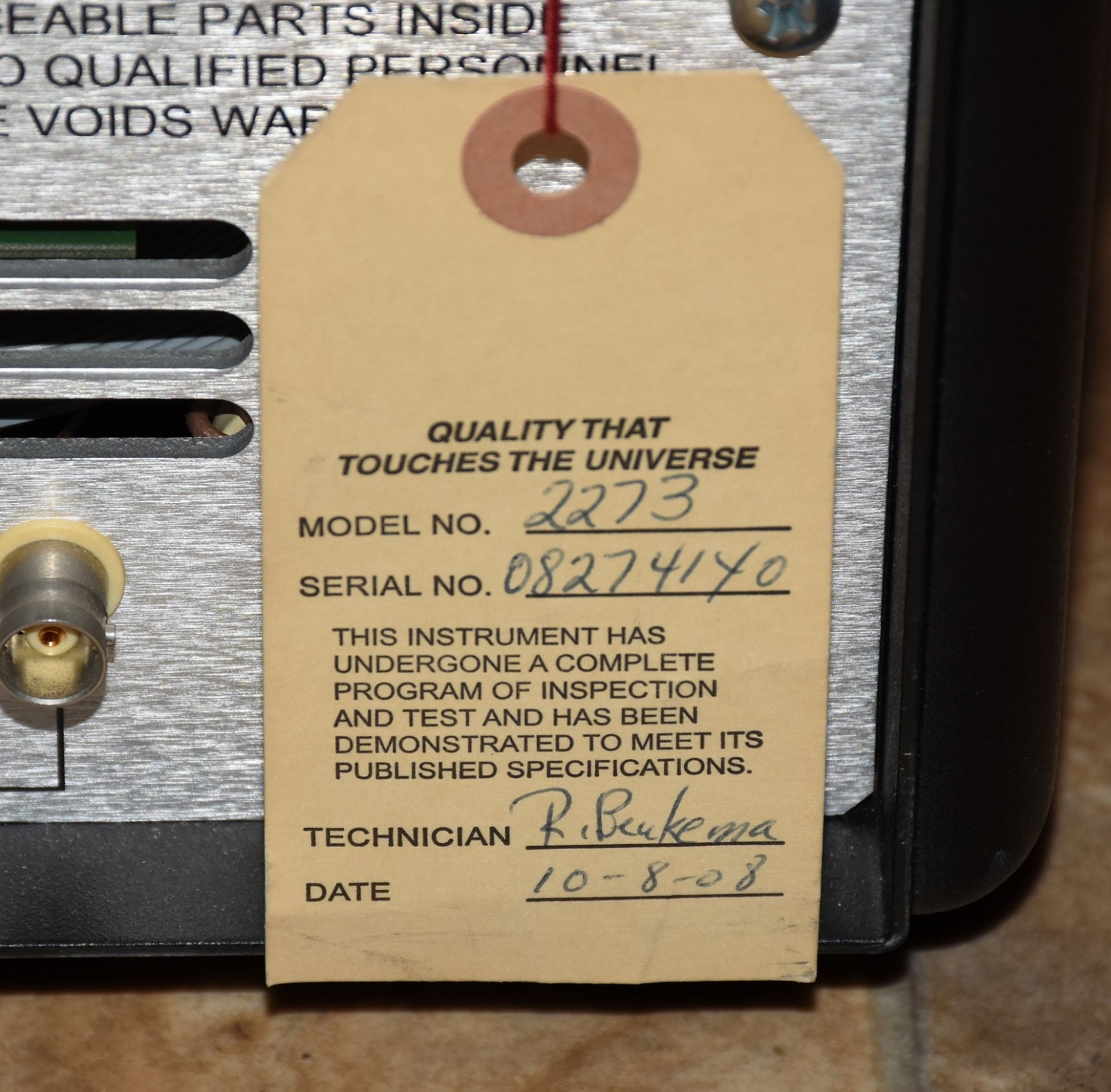 Princeton Applied Research PARSTAT 2273 Electrochemical System Potentiostat