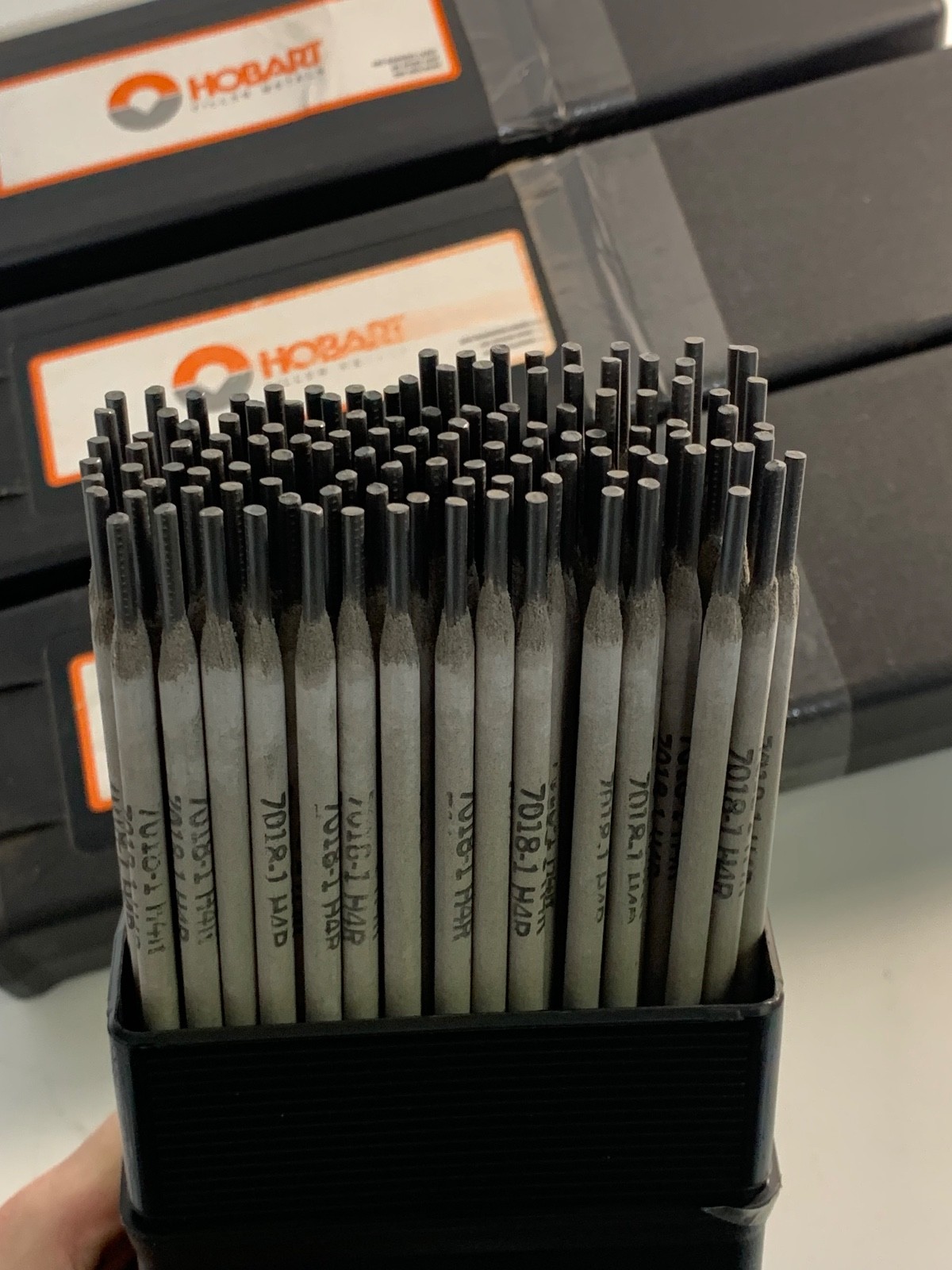 Hobart 1/8″ Stick Electrode Welding Rods E7018, 10 Lb each (40lbs TOTAL)