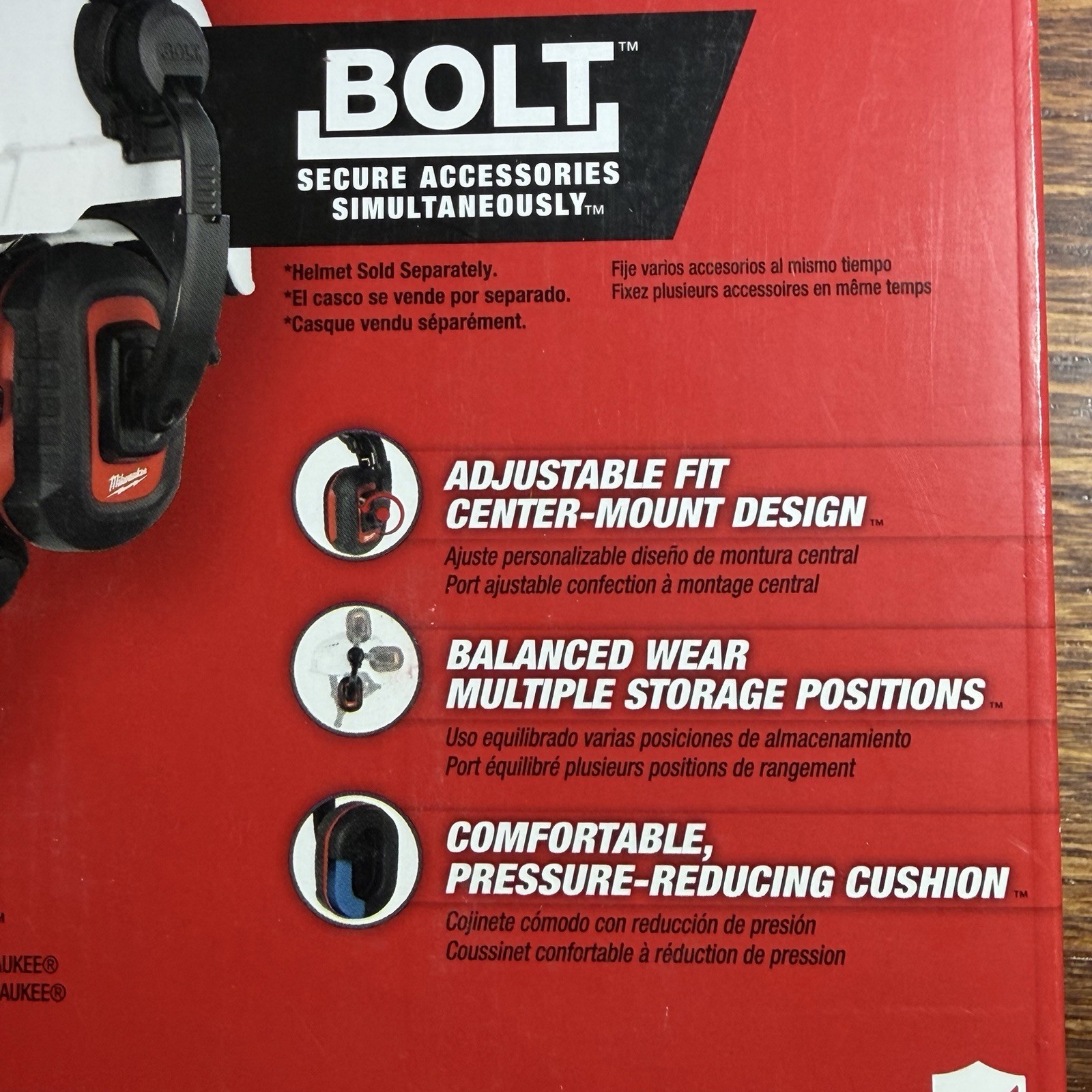 Milwaukee Noise Reduction Earmuffs BOLT 24dB Safety Helmets Hard Hats 48-73-3250