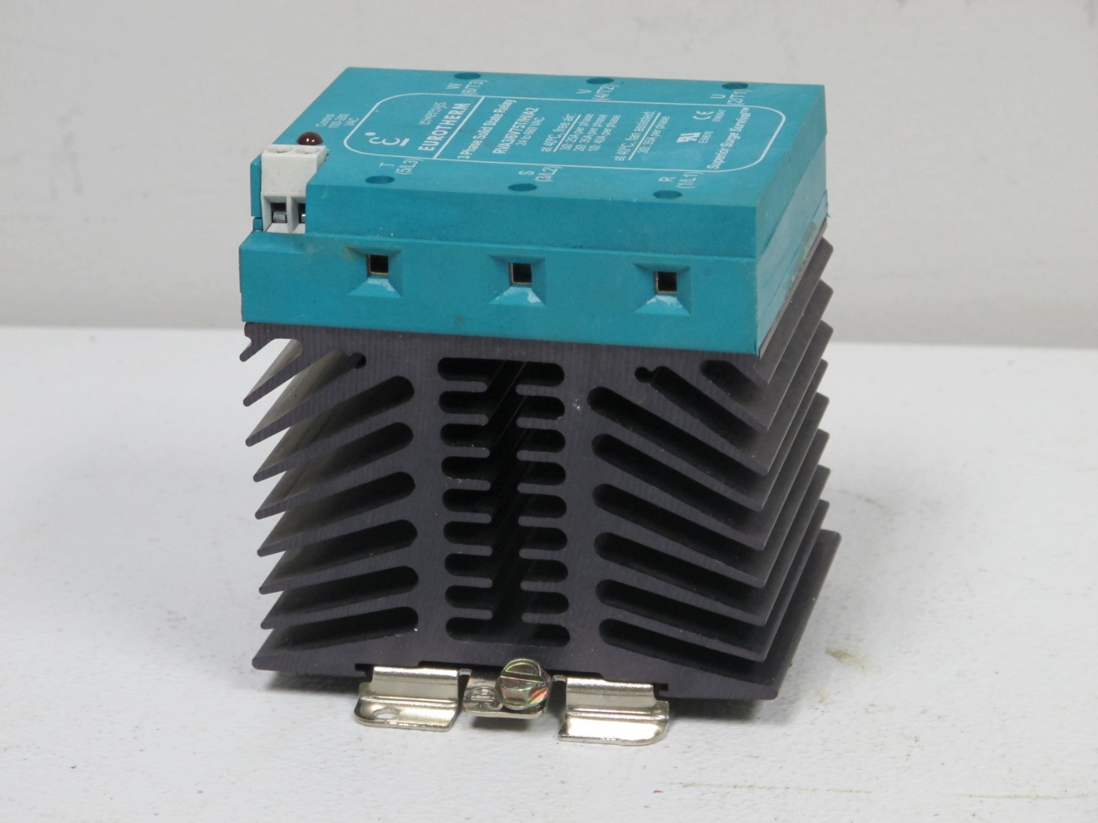 EUROTHERM RVA3/6V75T/H/A2 3 PHASE SOLID STATE RELAY,USED,25AMP