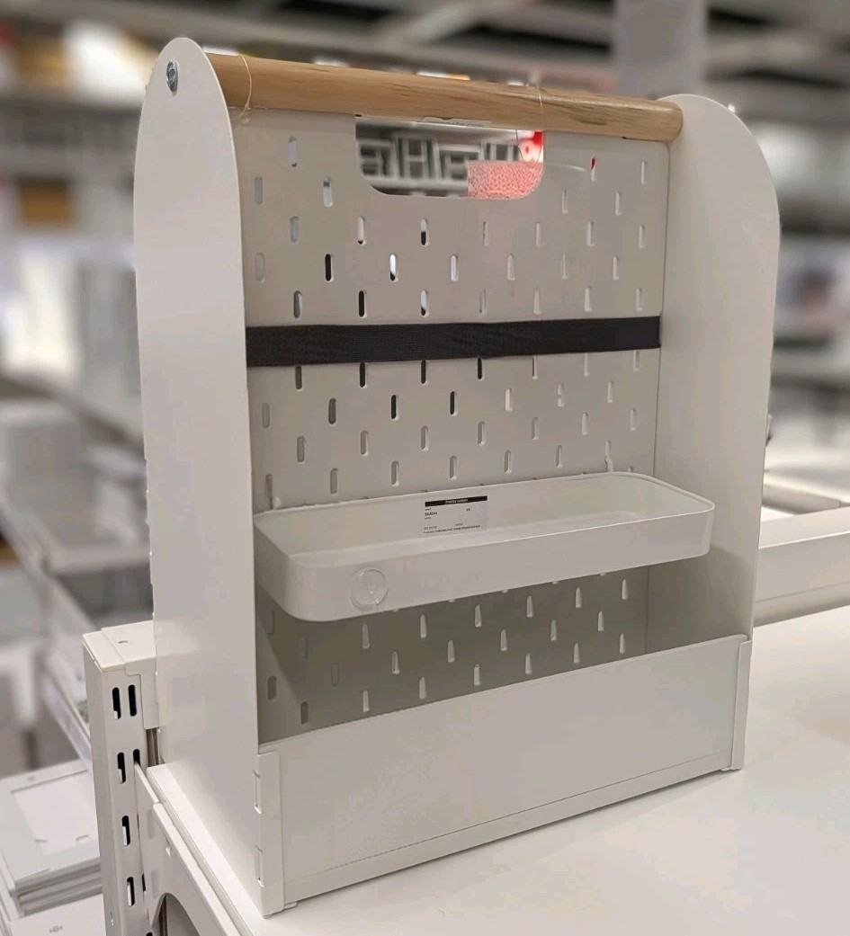 IKEA VATTENKAR Desk Organizer White 13” x 8 ¼” x 17″ New 805.486.61