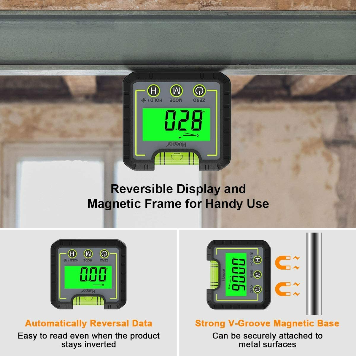 Magnetic Digital Level Box Angle Finder Protractor Inclinometer Bevel Gauge