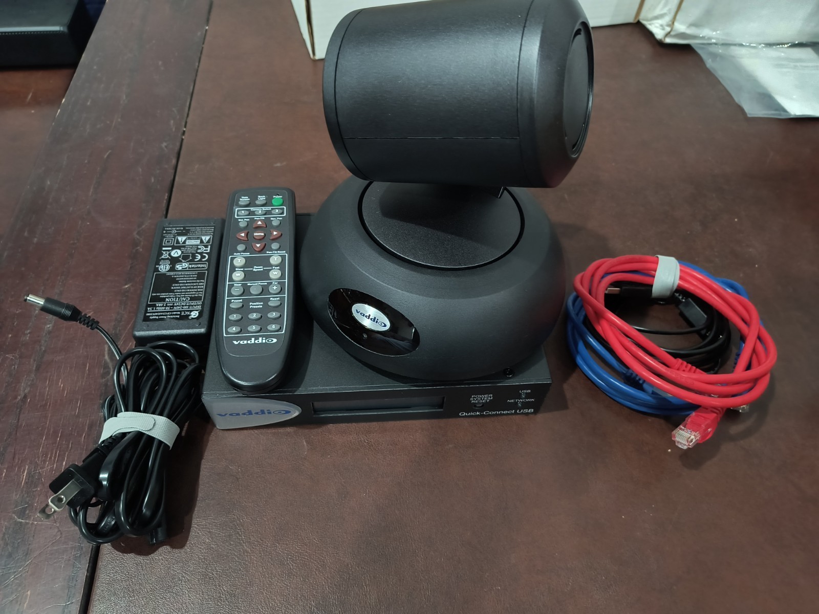 Vaddio ROBOSHOT 30 HDBT Camera PTZ 998-9910-000 with OneLink HDMI Box & Remote