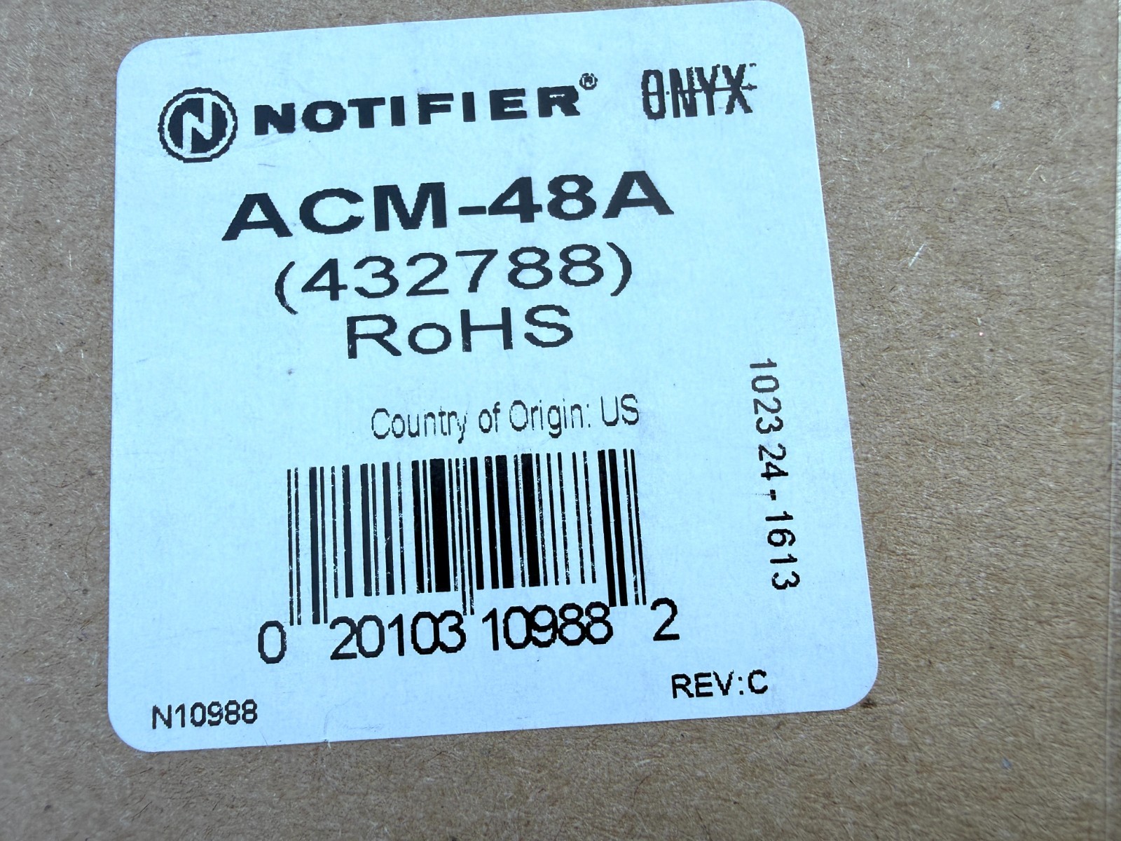 NOTIFIER ACM-48A ACM48A Fire Alarm LED Annunciator Control Module -BRAND NEW-