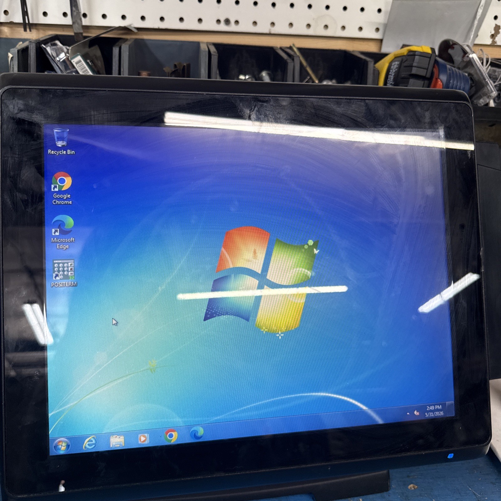 Touch Dynamic Breeze All-In-One Touchscreen POS System Working .Windows embedded