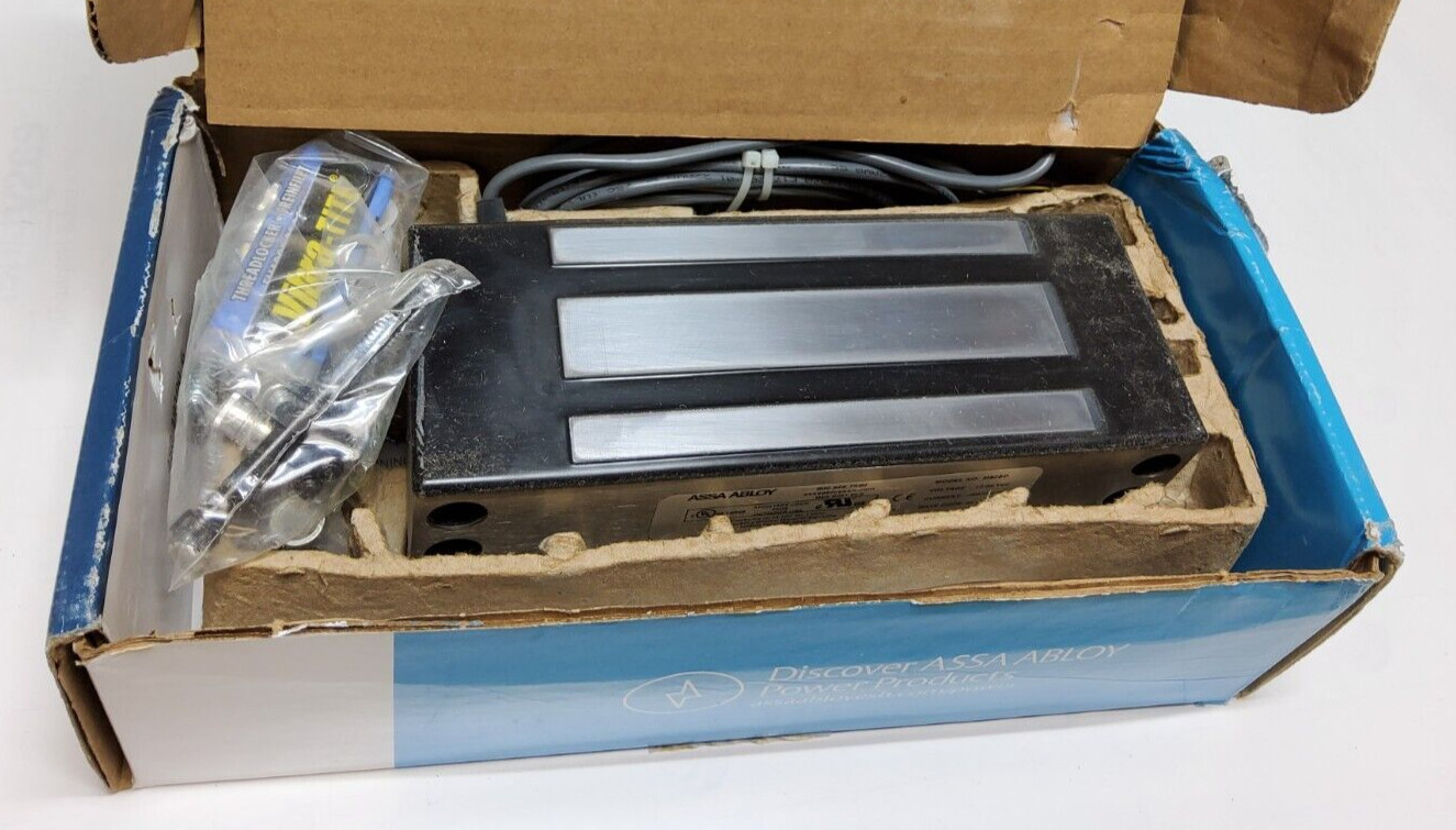 New Assa Abloy Securitron Magnalock 12/24 VDC 1200lb Force Mag Door Lock M62BD