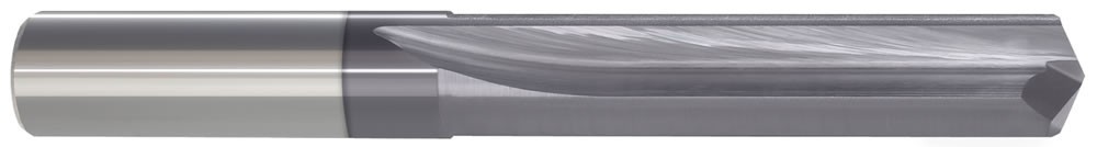 6.0mm (0.2362) Straight Flute Carbide Drill AlTiN, MTC-69109