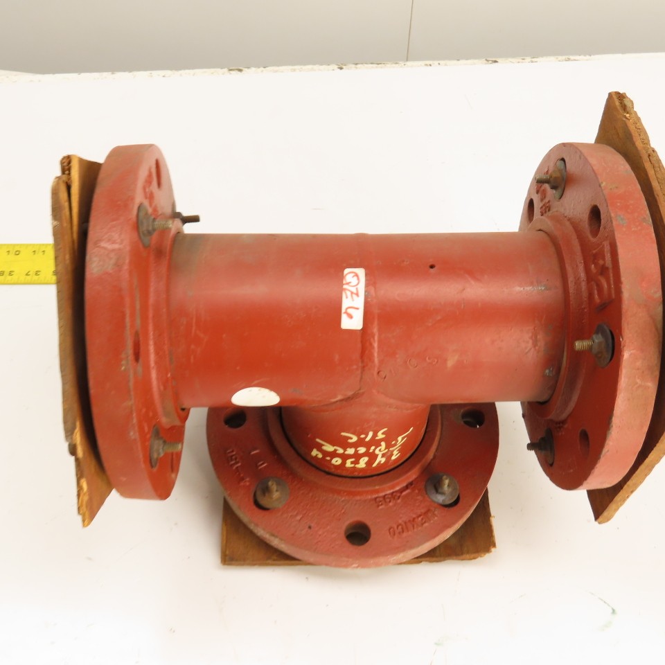4-150 4″ x 4″ x 4″ 150 LB Flanged Industrial Pipe Tee