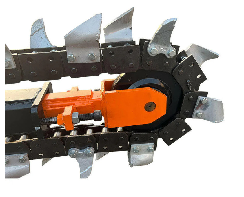 48″ Heavy Duty Skid Steer Ditch Trencher 6″ Agrotk ECSSCT72 Full Size – 12-20GPM