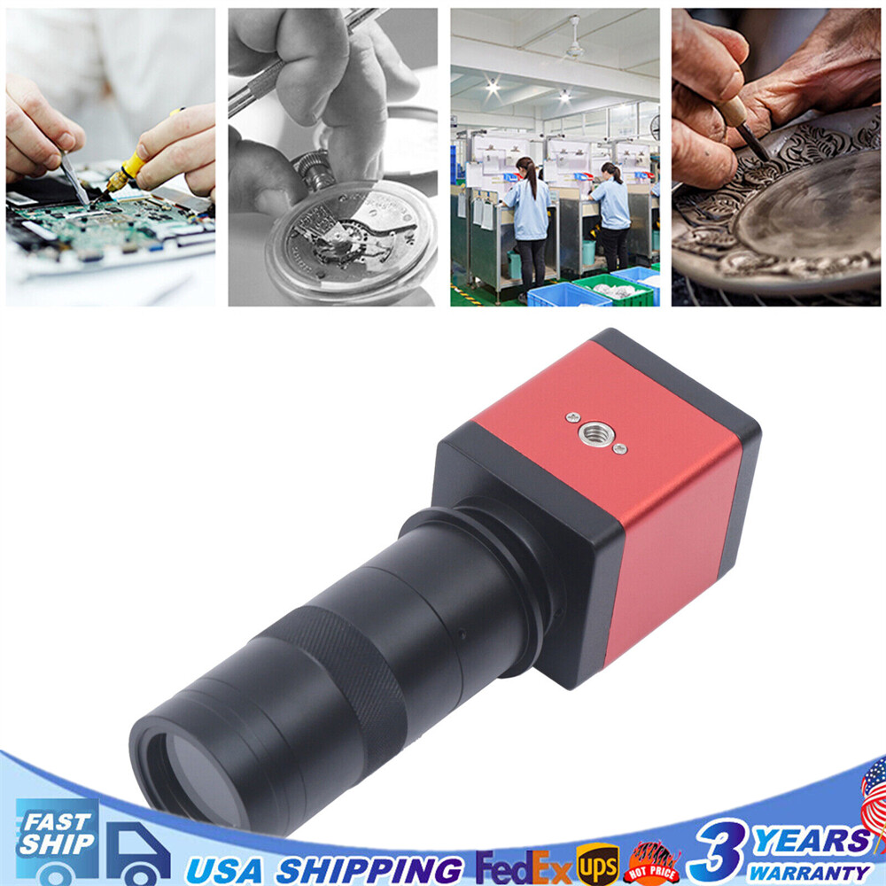 HDMI Video Microscope VGA Camera HD Industrial Digital USB Lens 1080p 14mp 60FPS