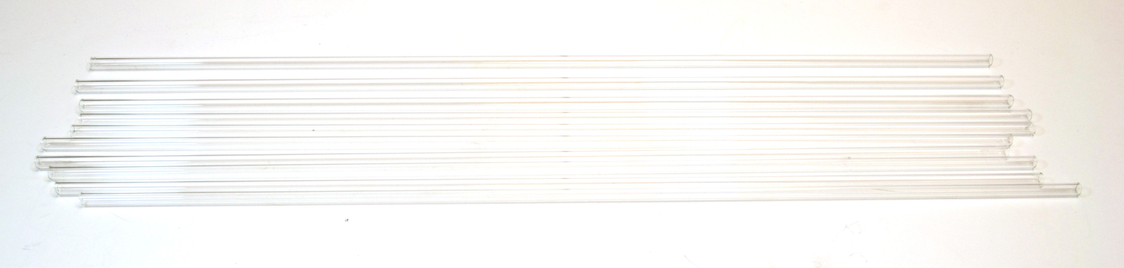 20in Borosilicate Glass Tubing; O.D. 0.28in; Inner Diameter 0.19in; Pack of 10