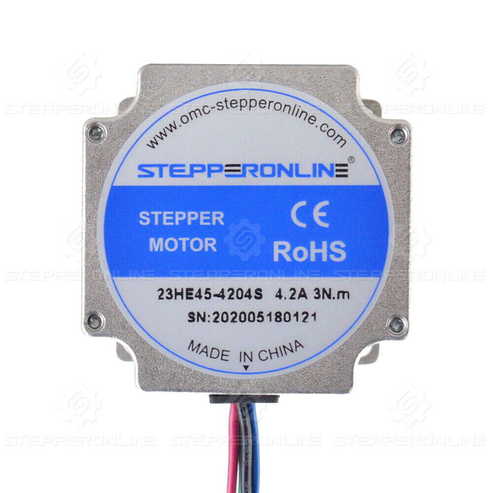 High Torque Nema 23 Stepper Motor 3Nm(425oz.in) 113mm 4.2A 4-lead 10mm Shaft CNC
