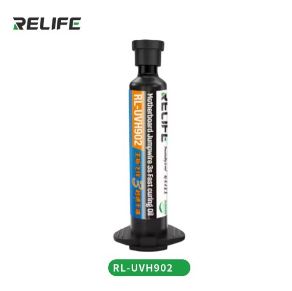 RELIFE Fast Drying UV Solder Mask Ink Fast Curing RL-UVH902 3S White 10cc Pcb