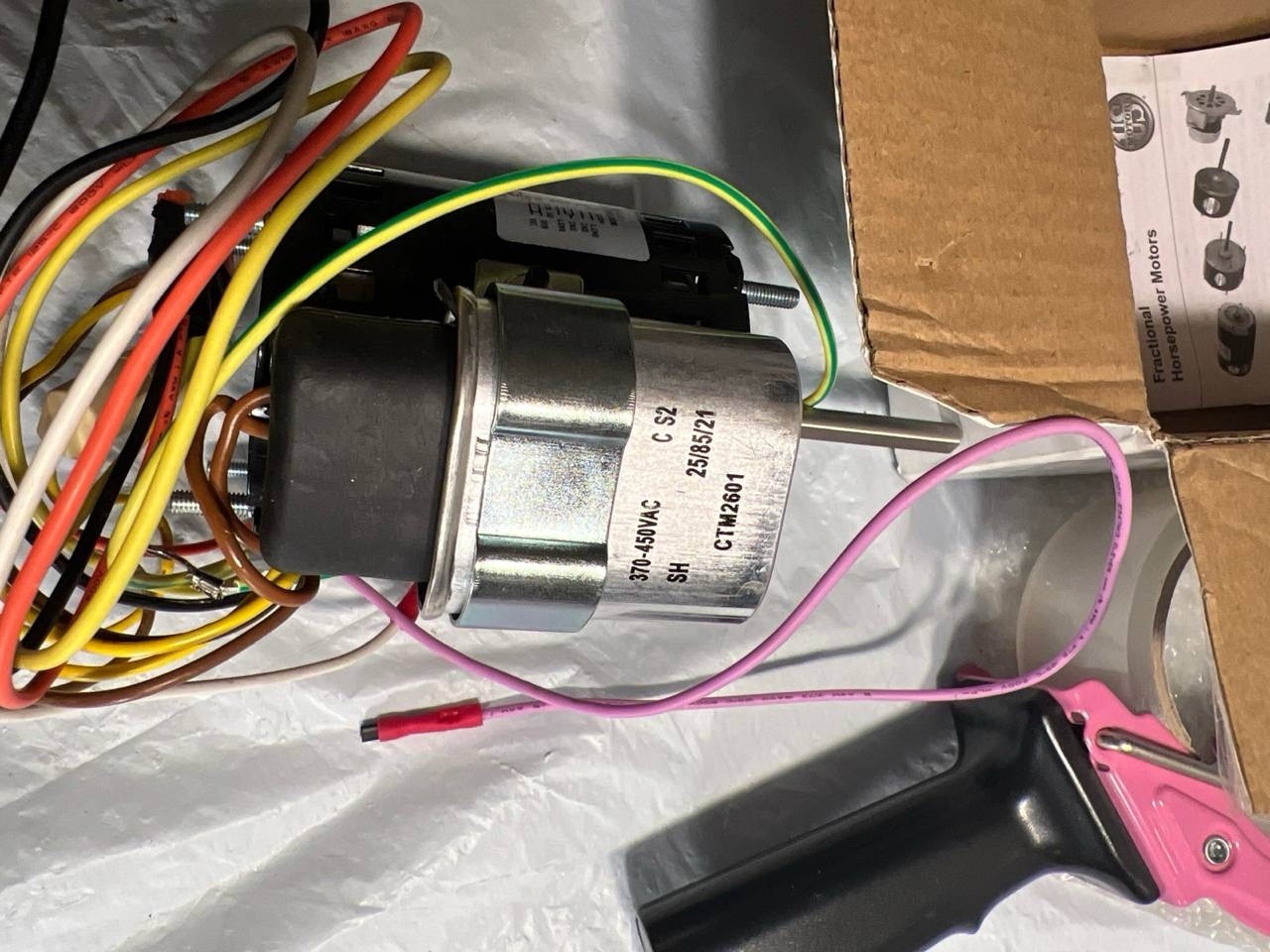 D1127 Refrigeration Fan Motor Replacement Fasco 9721 Heatcraft Bohn 115/230V