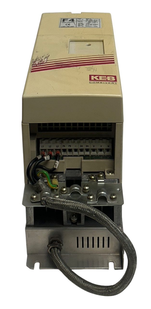 KEB 14.F4.C3E-3440 / 14F4C3E3440 KEBCO F4 COMBIVERT AC DRIVE 10HP 2/4P REPAIRED