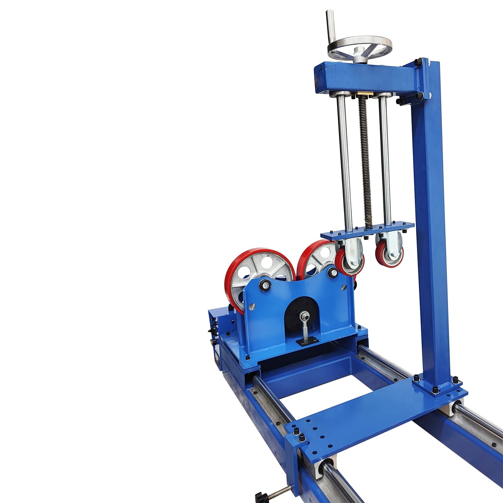2200LB Welding Turning Roller 110V Tank Turning Positioner Rolls w/ Sliding Rail