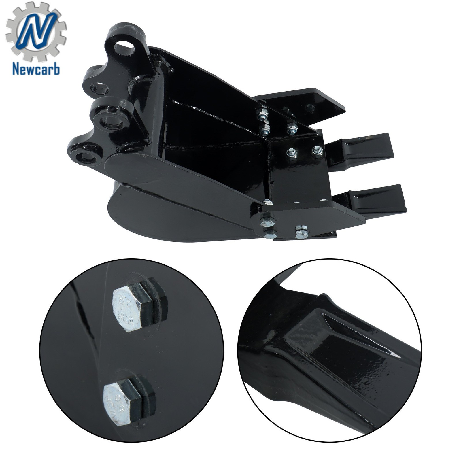 Narrow 200mm Bucket for Mini Excavators Compact & Versatile Digging Tool US