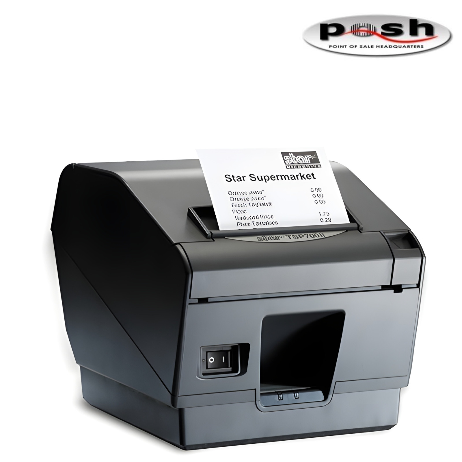 Star Micronics TSP743II 39442310 Thermal Receipt Printer Serial Cutter Gray