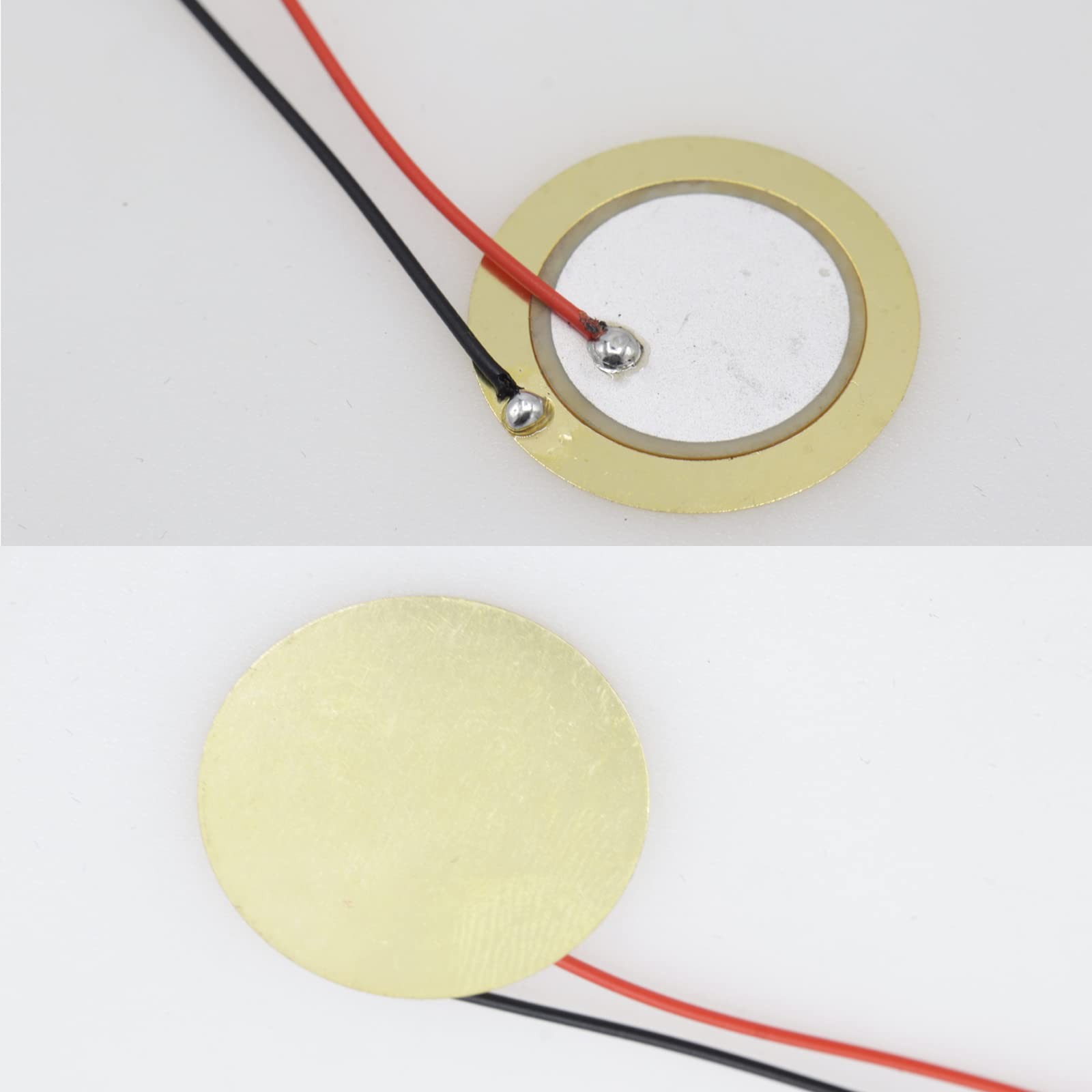 Pack of 15 Piezo Disc, 27Mm Piezo Discs Transducer with 3.94Inch Leads, Acoustic