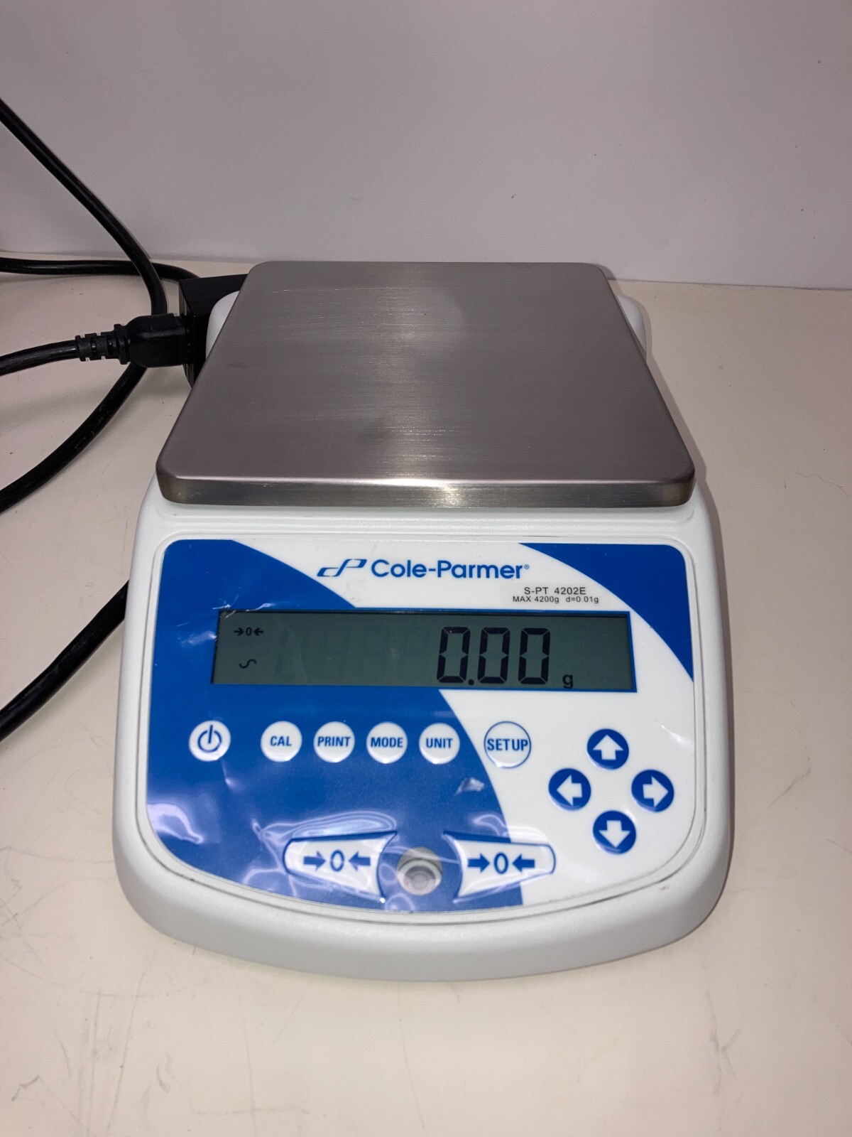 NEW Cole-Parmer PT – 4202E PT-Series Precision Toploading Balance, 4200g x 0.01g