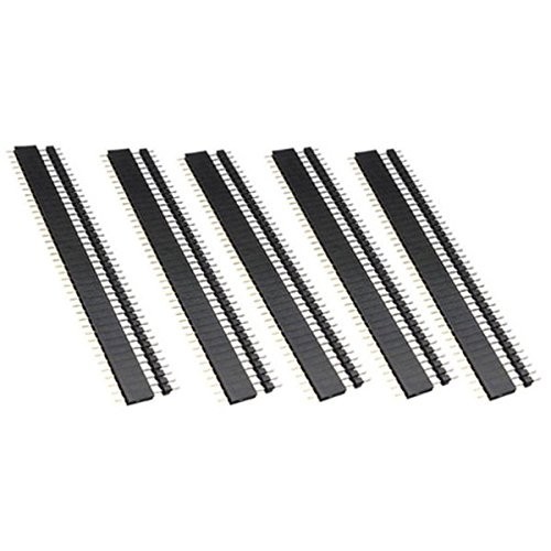 10 Pair 40 Way Male & Female Header Socket PCB Connectors – Ideal for Arduino