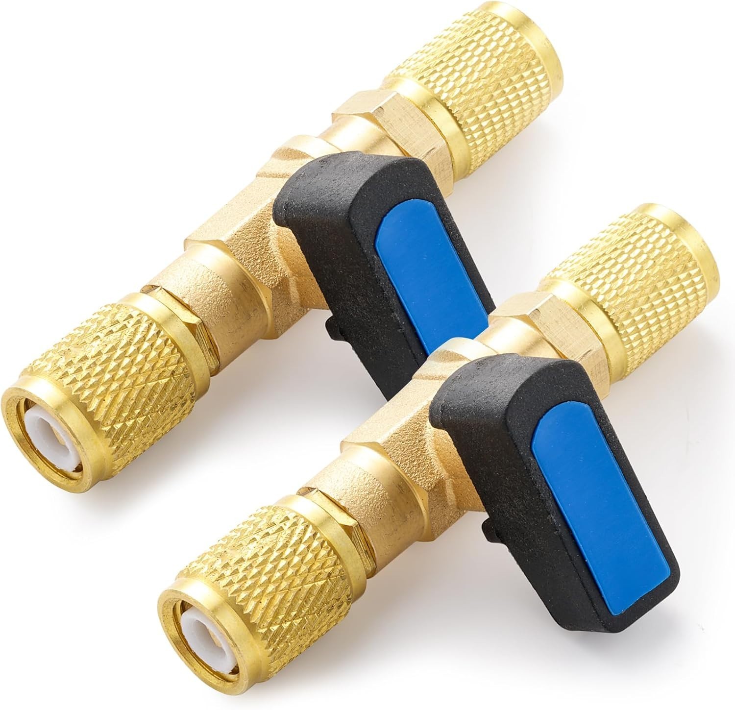 Versatile 1/4 SAE Female Ball Valve for HVAC Refrigerant Charging and Recovery