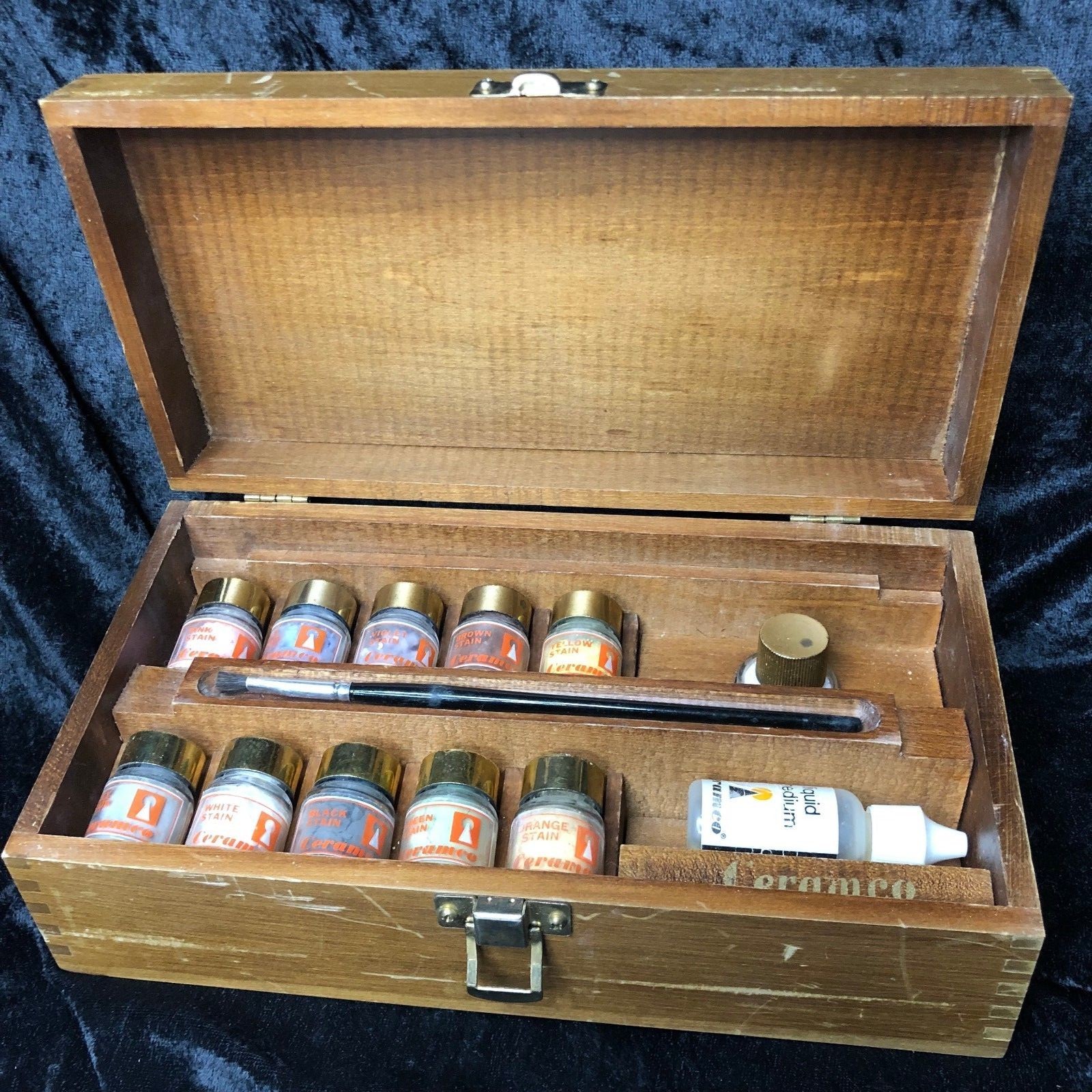 RARE! VINTAGE, DENTAL HISTORY! Ceramco Kit. Enamel Porcelain Powders MUST SEE!