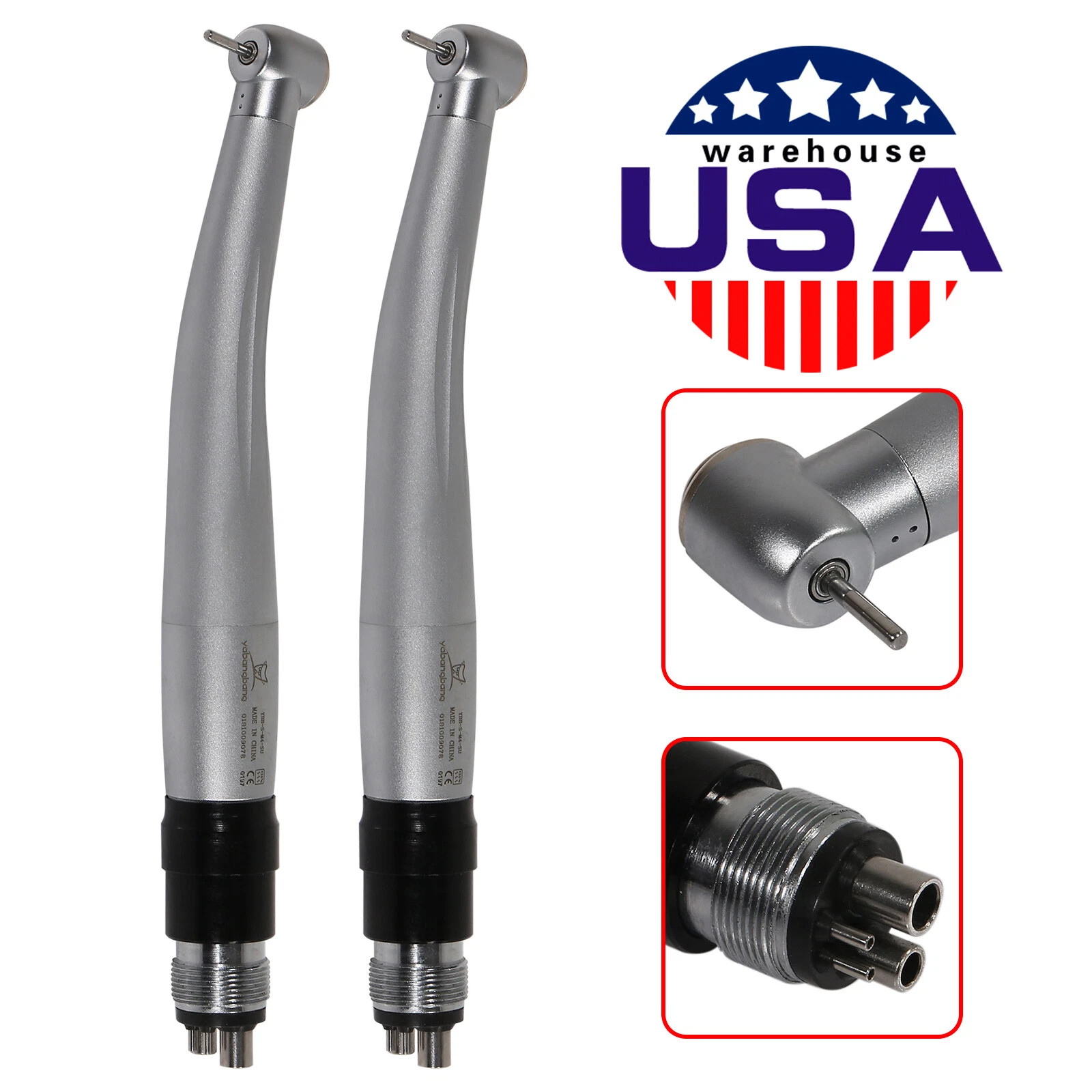 Dental standard Head High Speed Handpiece Quick Coupler 4Hole NSK Style YBNK4