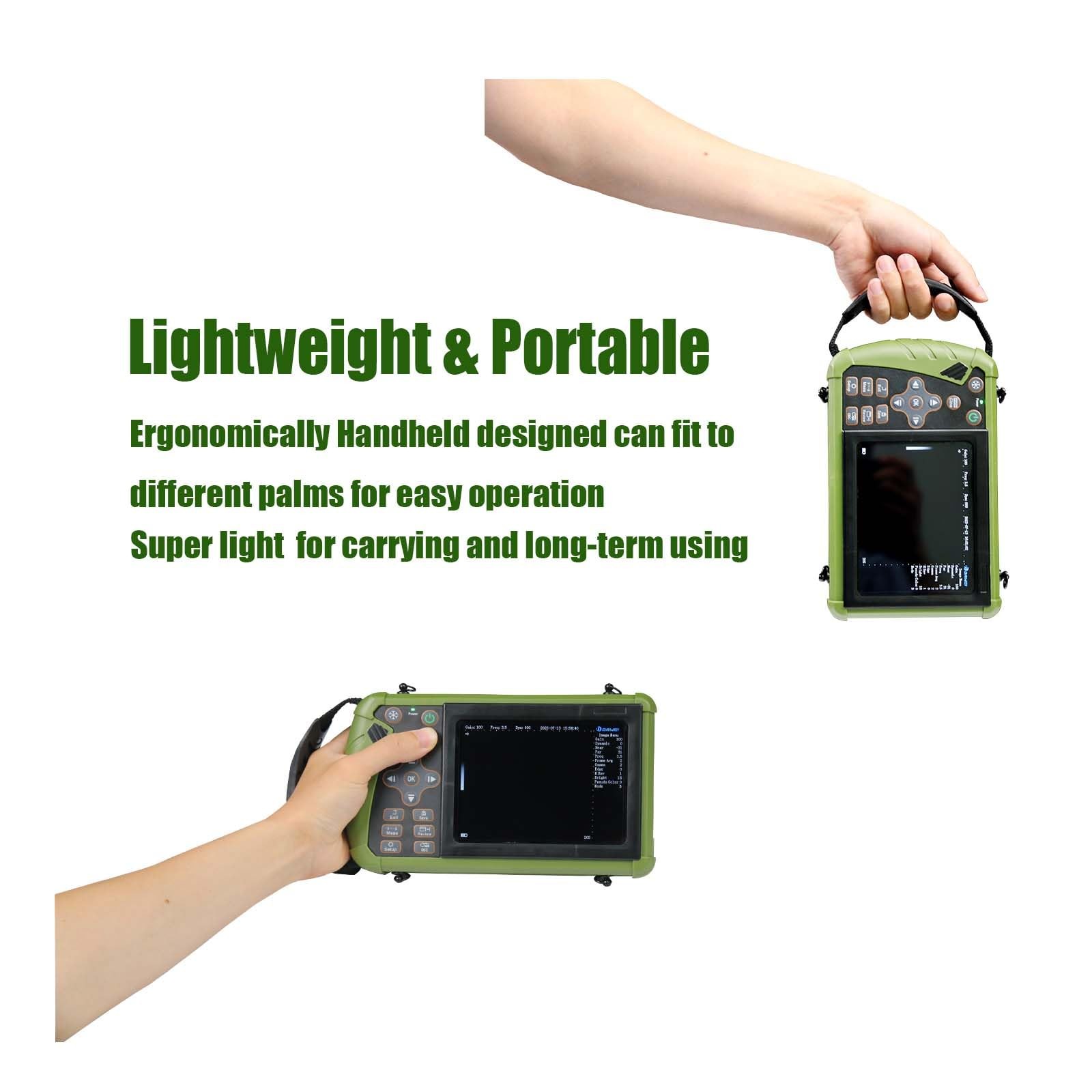 Portable Veterinary Ultrasound Machine 3.5MHz Probe Handheld Scanner DAWEI Sheep