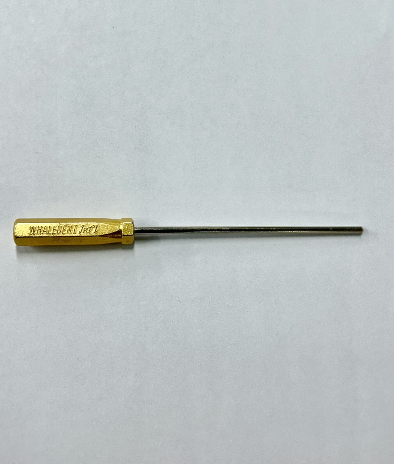 Whaledent Intl. Straight Screwdriver Round point head 5.80″ long