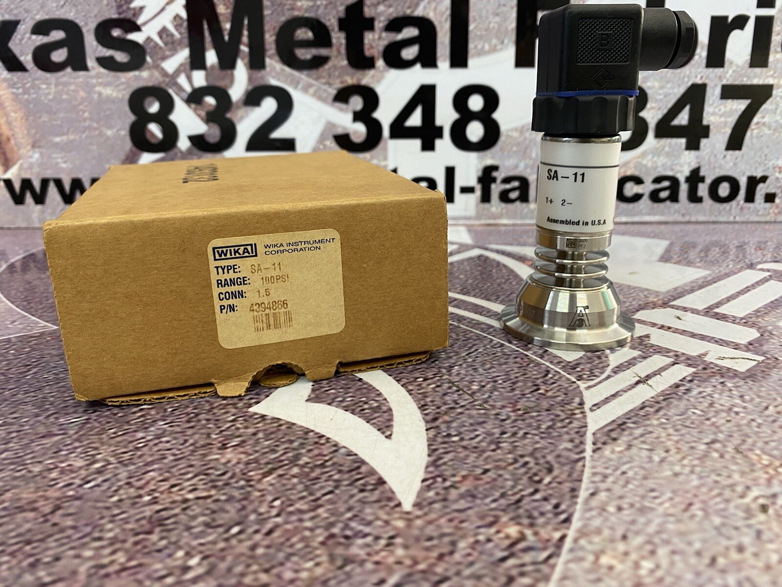 Wika SA-11 Pressure Transmitter 0-100PSI 10DC 30V