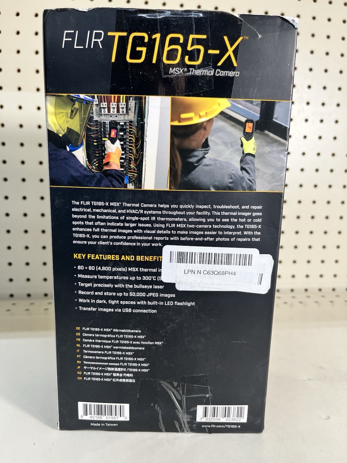 Flir TG165-X Handheld Thermal Camera