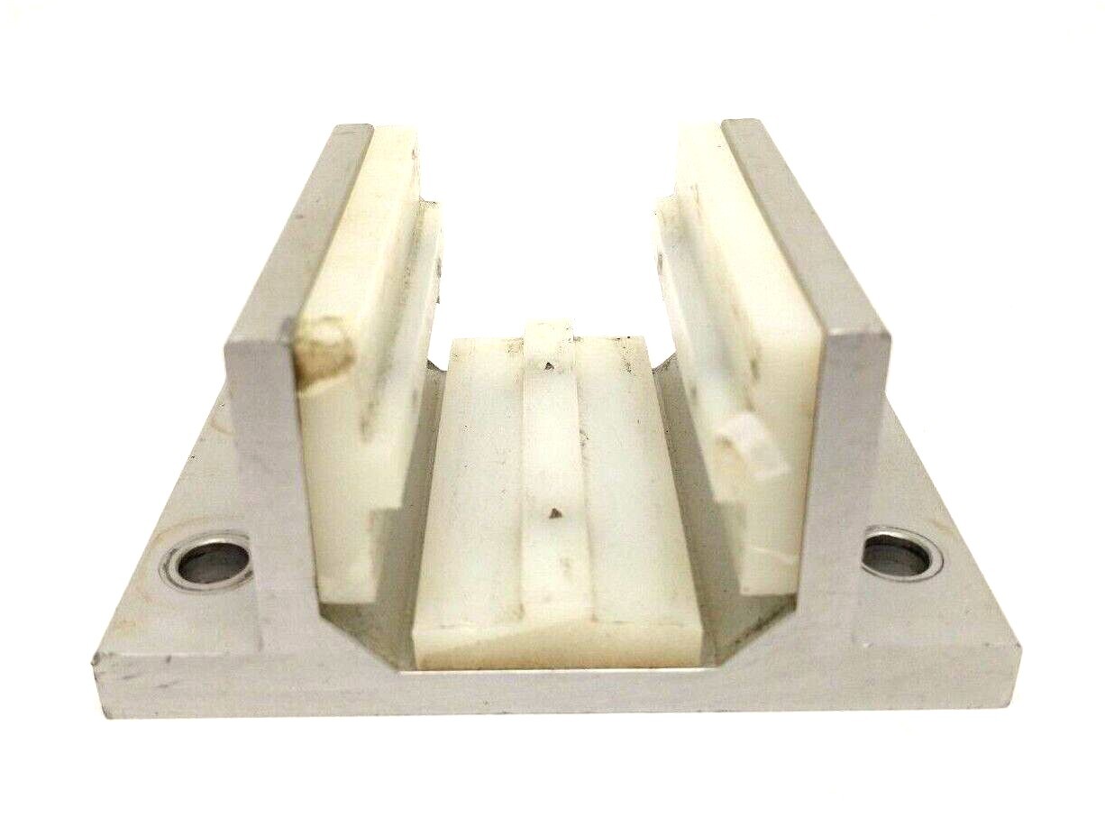 80/20 6825 3-Slot Mount Double Flange Aluminum Linear Bearing DAMAGED PLASTIC