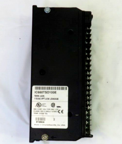GE Fanuc IC660EBD101K IC660TSD100E Genius I/O Module, FOR PARTS/ REPAIR