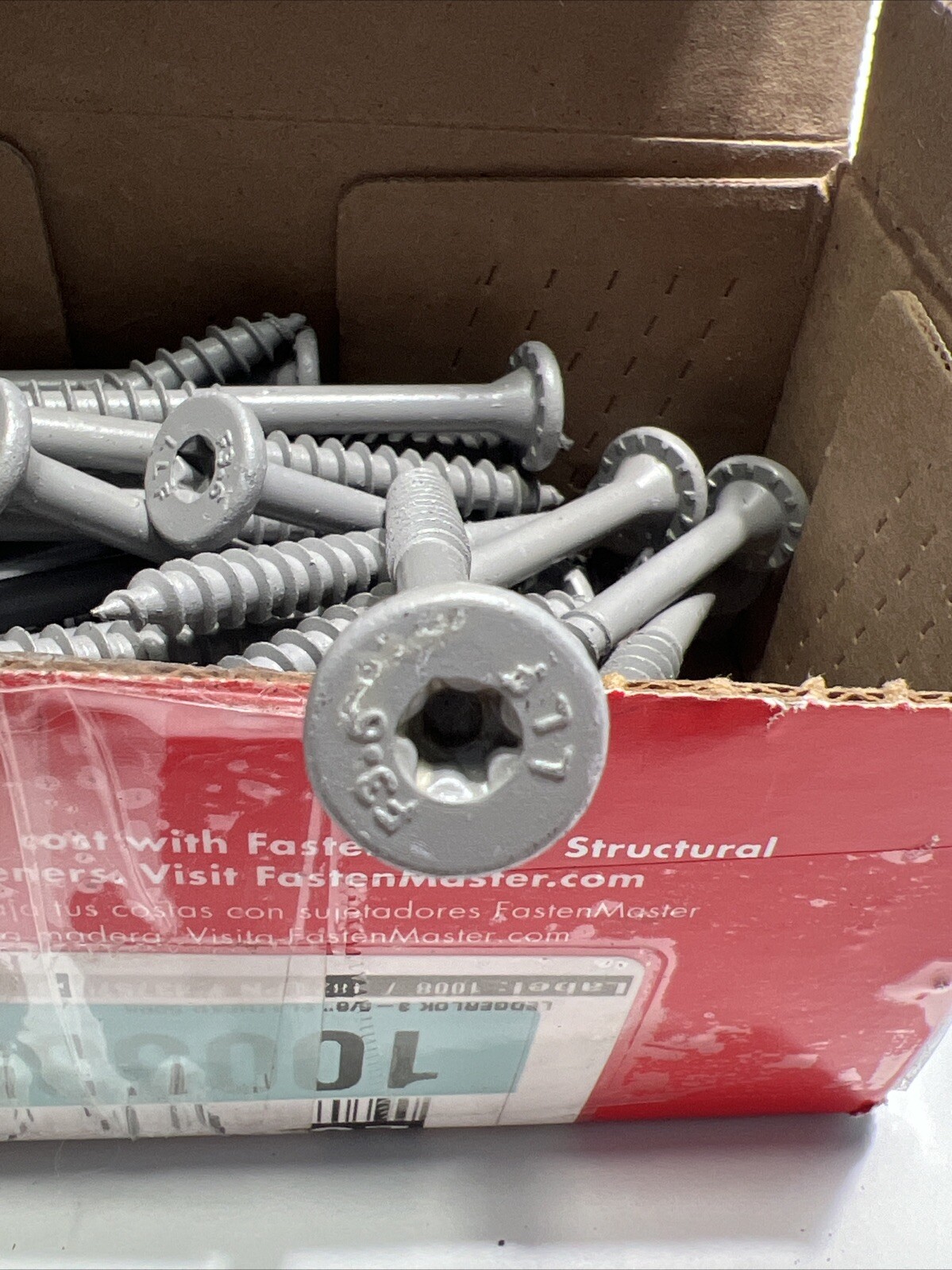 Star Flat Head Epoxy Wood Screws 12 x 3-5/8″ FMLLF358-50 No Drill Bit