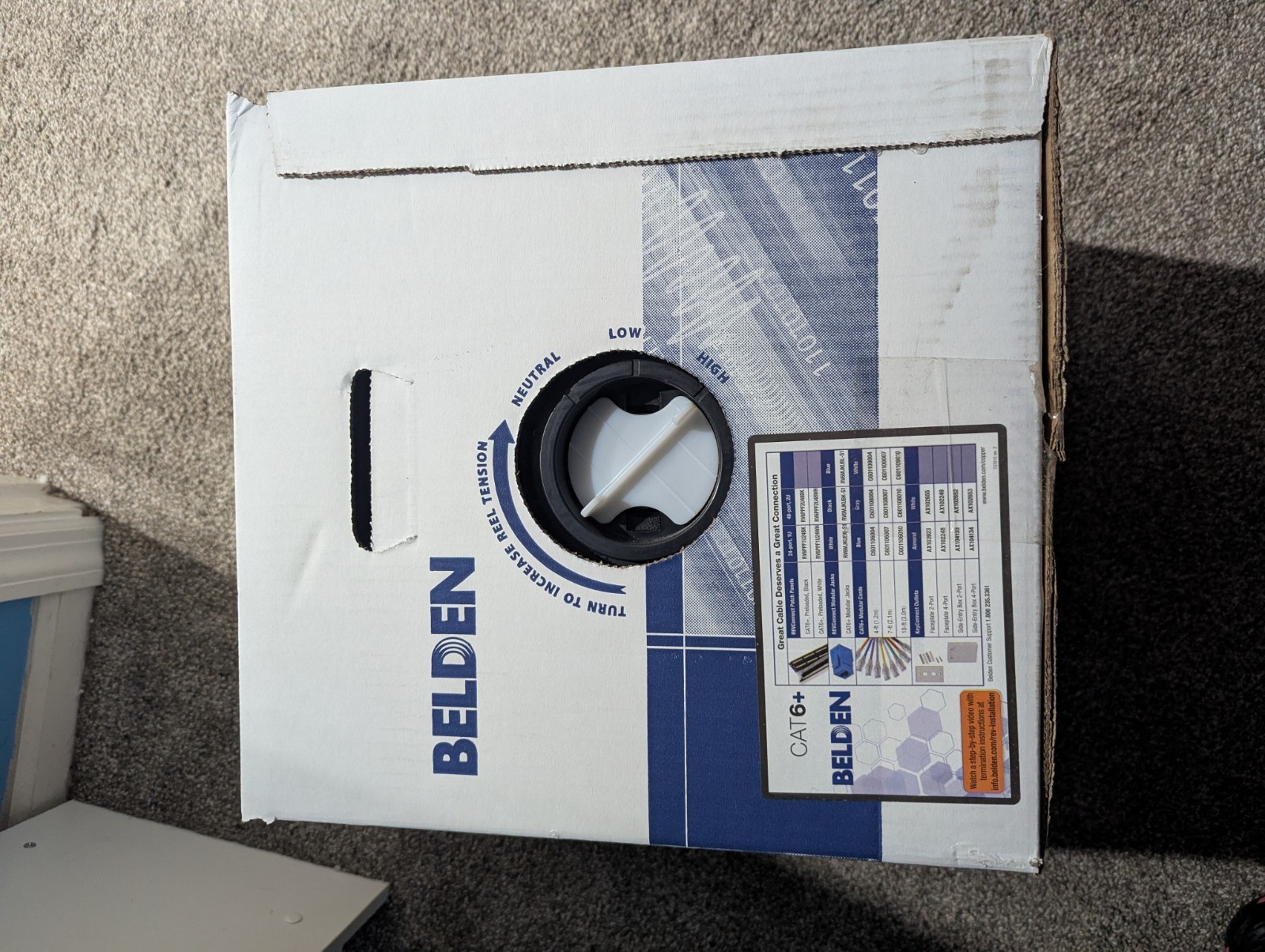 Belden 3613 Cat6 Plenum Unshielded