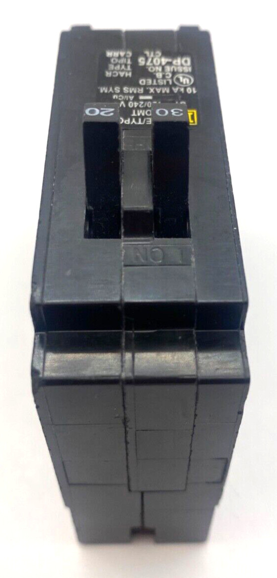 New Homeline HOMT3020 1 Pole 30/20 Amp 120V AC Type HOMT Plug In Tandem Breaker