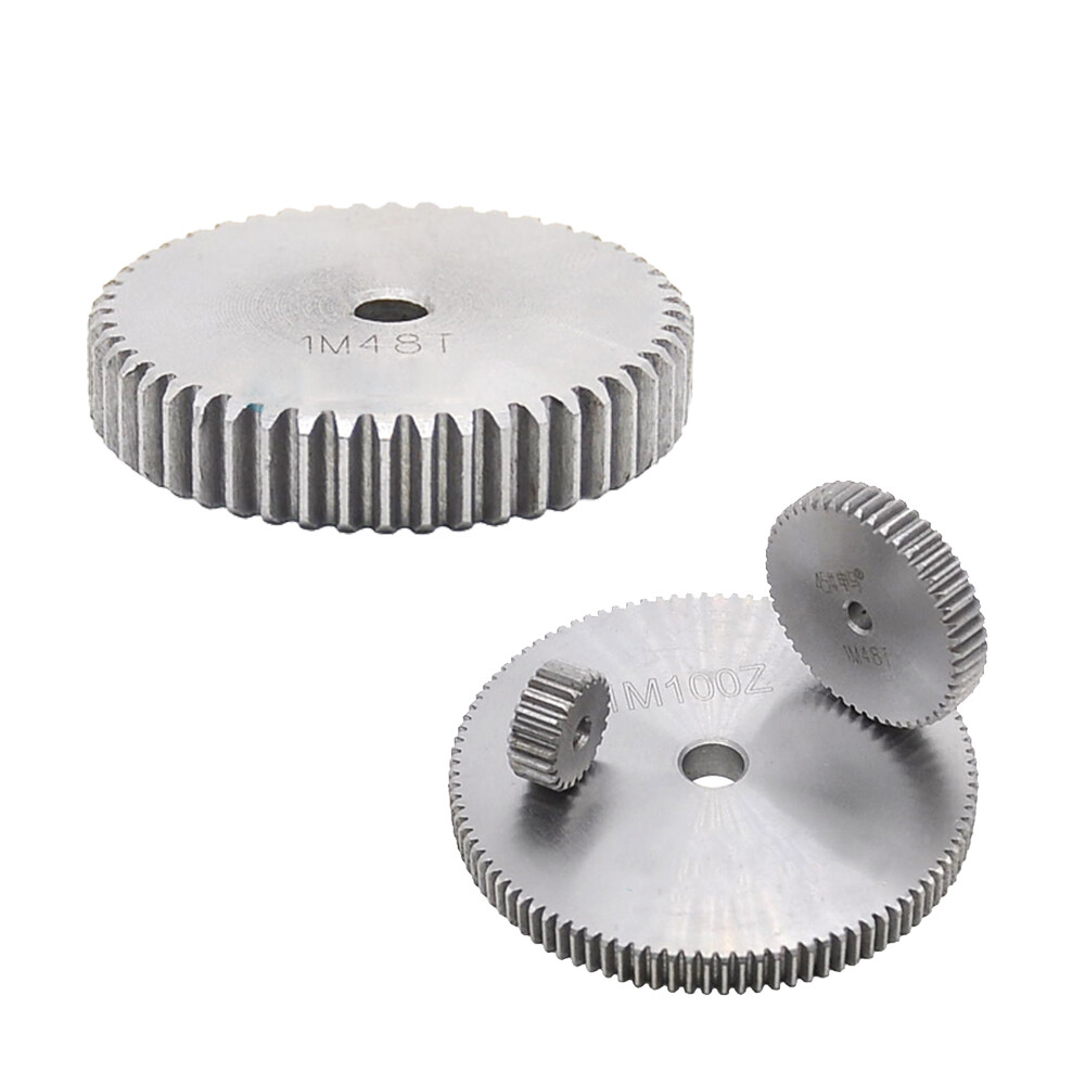 1/1.5/2 Mod 10T to 150T Spur Gears Flat C45 Steel Gears Motor Gears Rough Gears