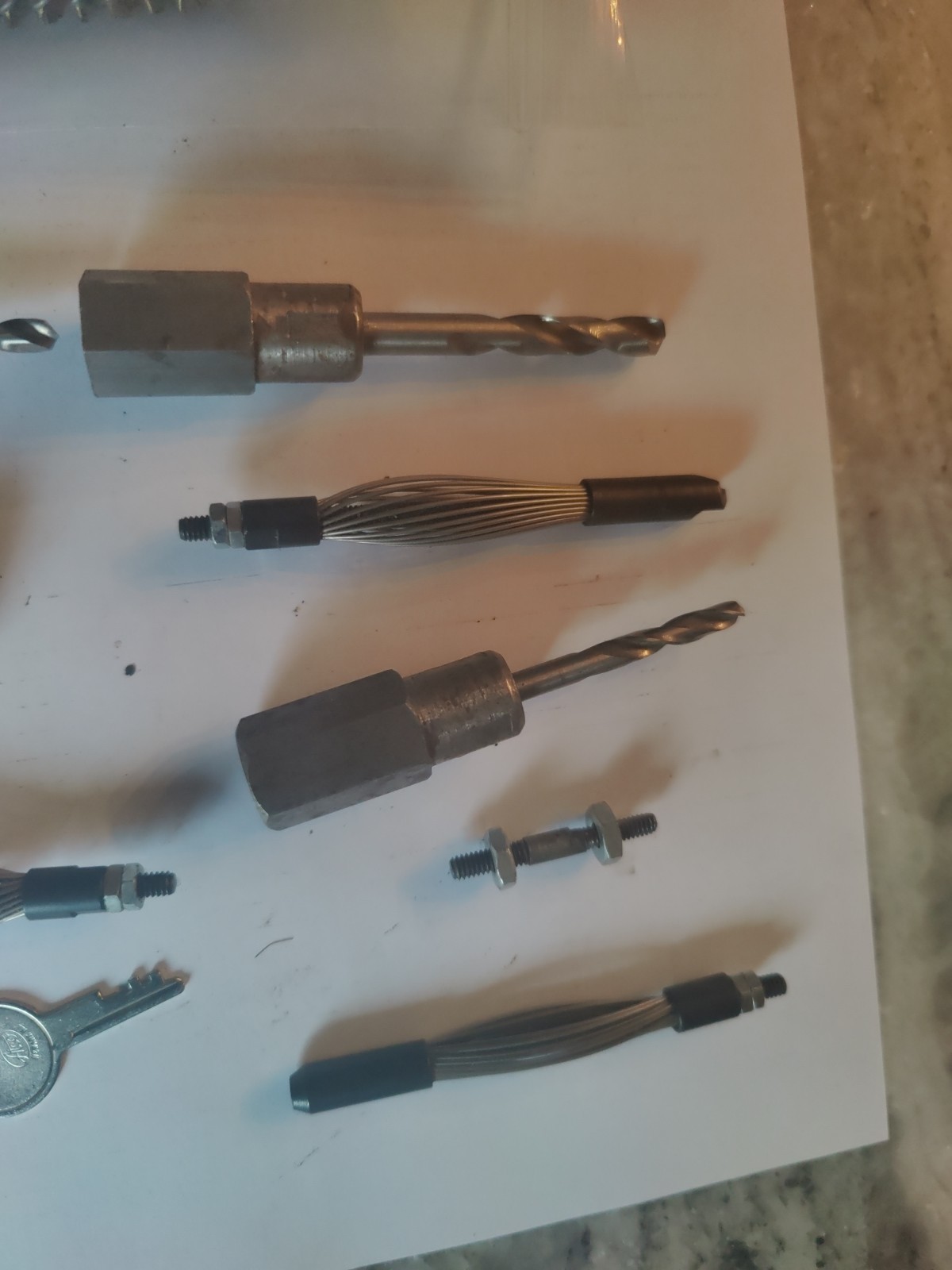 Goodway PSM-500 Tube Cleaning Drill Kit w/ Hollow & Starter Drills & Extras L2