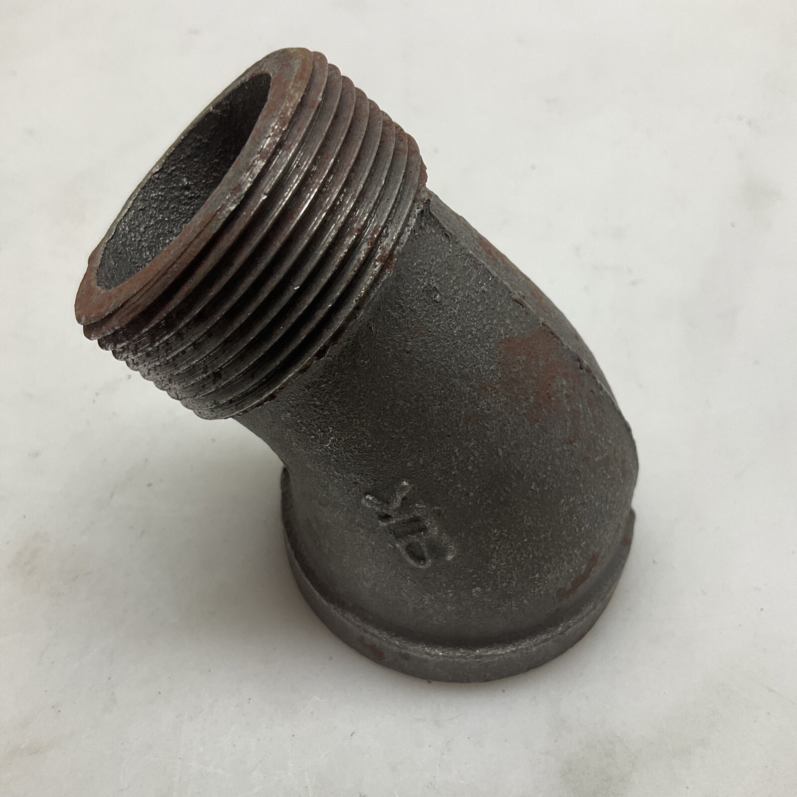 4 Pack LDR SE45-112 Street Elbow 1 1/2” 45* Black Pipe 4” Height