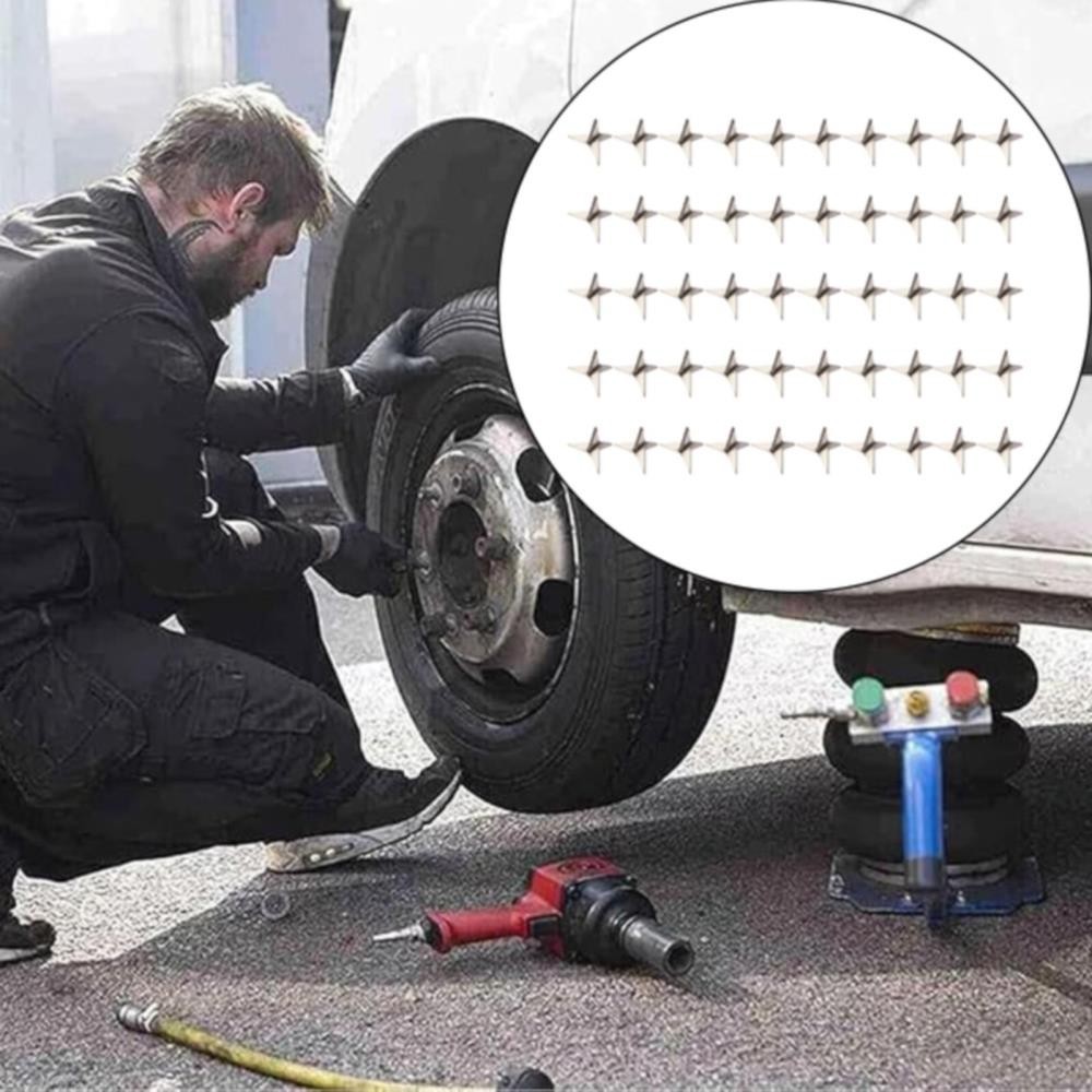 200Pcs Tire Puncture Spikes Heavy Portable Duty Carbon Steel Triangle RoadSpikes