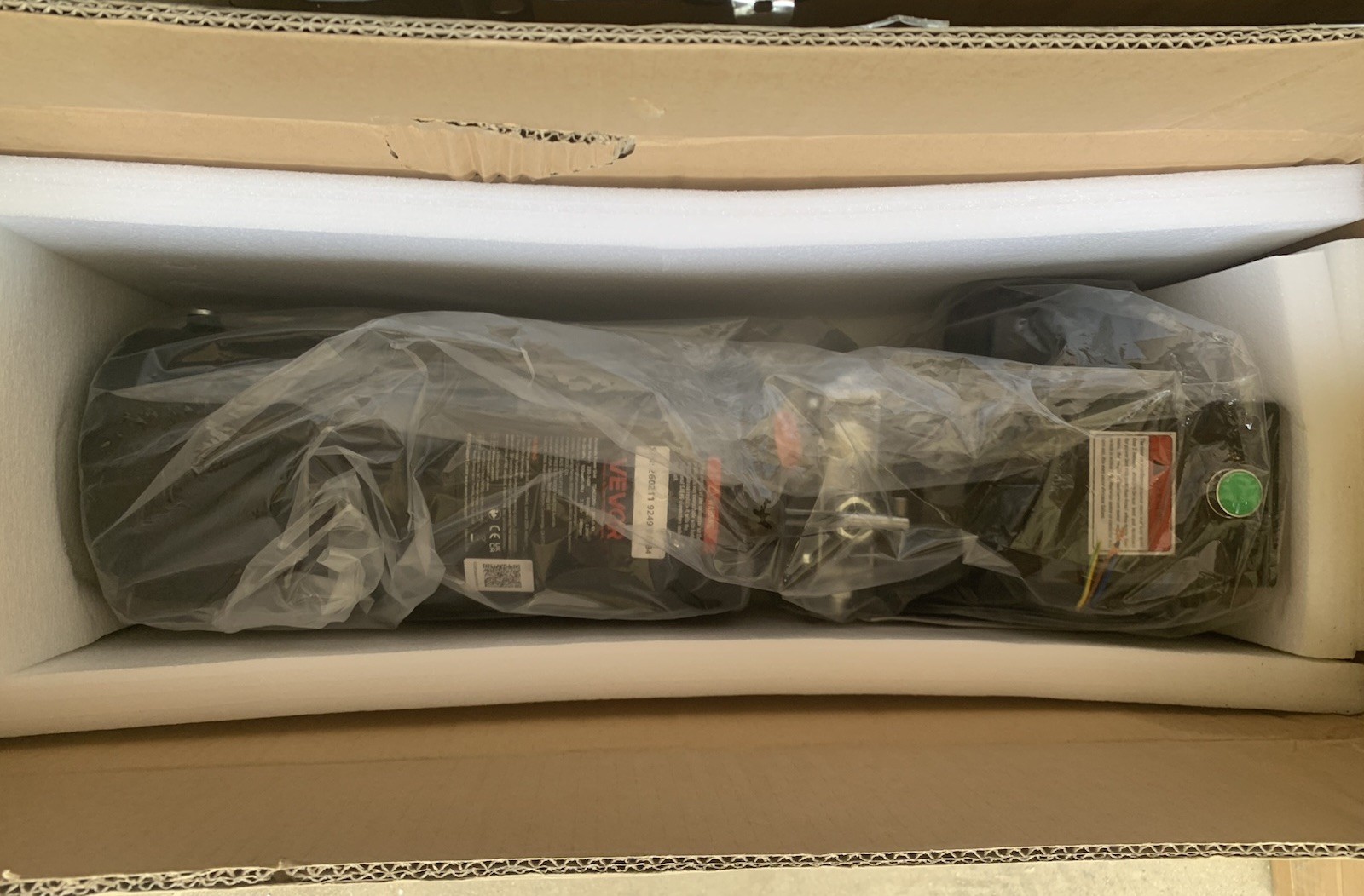 VEVOR Hydraulic Pump Power Unit AC 220V 10 Quart Single Acting Hydraulic Unit