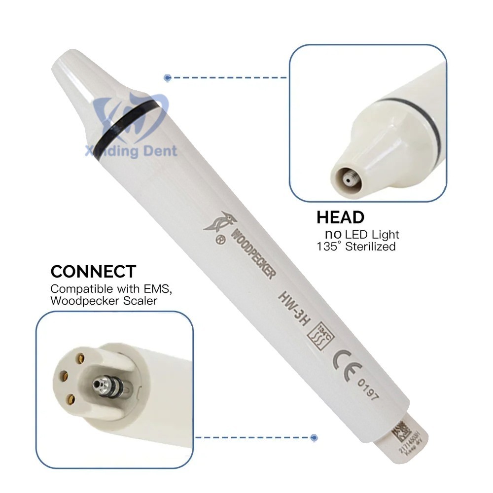Woodpecker Ultrasonic Piezo Scaler Handpiece HW-5L LED HW-3H Tips for Clinic