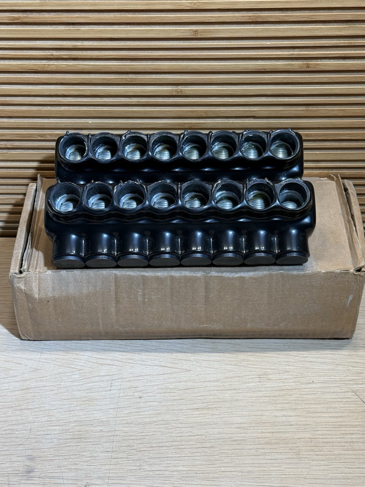 2 Pack – POLARIS IPLD500-8B Multitap Connector ,PVC,4 AWG,500 kcmil New Open Box
