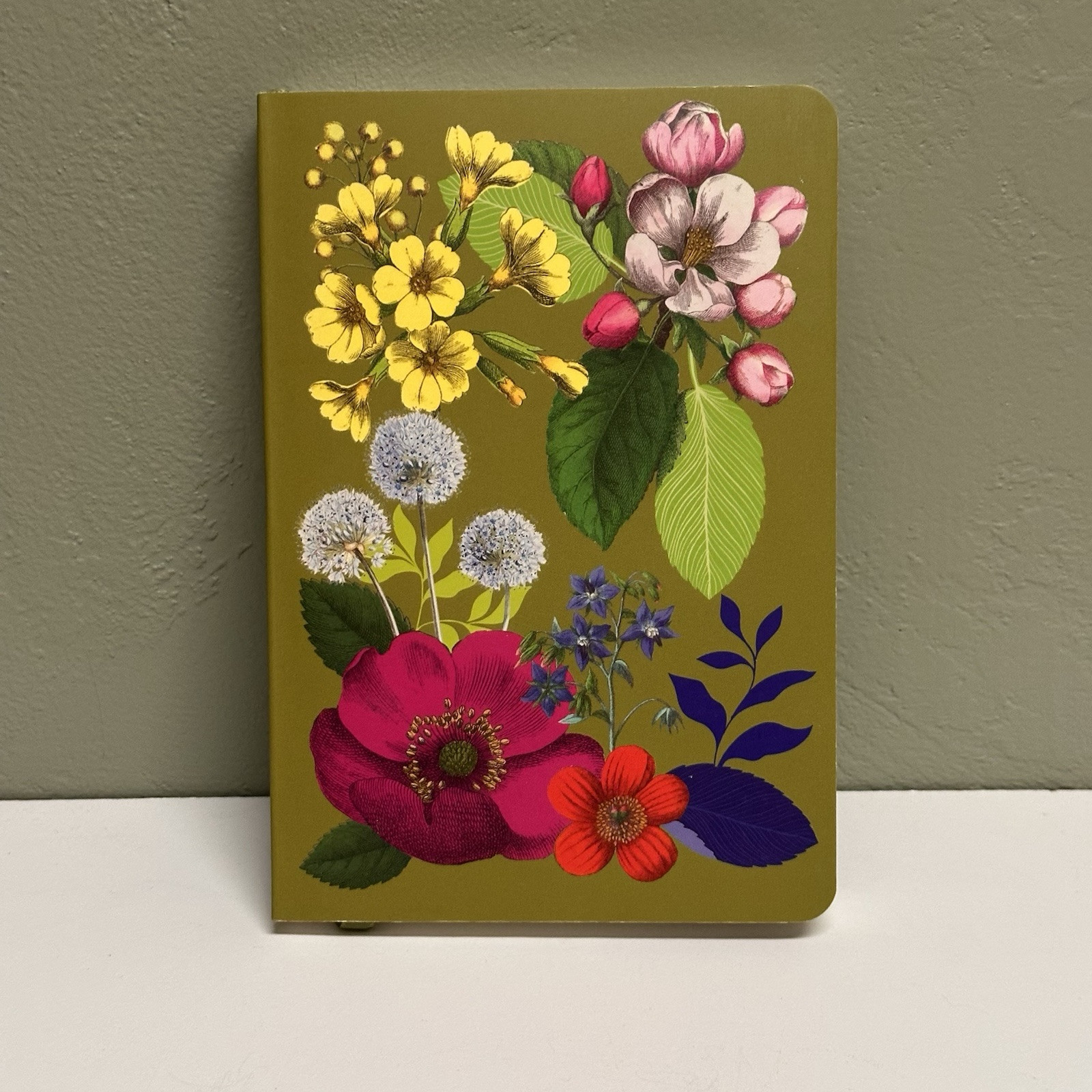 Punch Studio Floral Flower Blossoms 200pgs 4.5×6.5» Softcover Notebook NEW