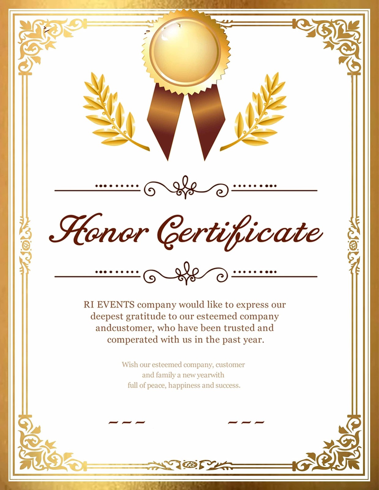 Professional Certificate Paper 8.5 x 11 for Printing, x 11 inches, GOLD