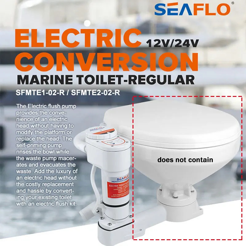 Marine Toilet Pump Horizontal Marine Pump Vertical Type Horizontal Type 12V 24V