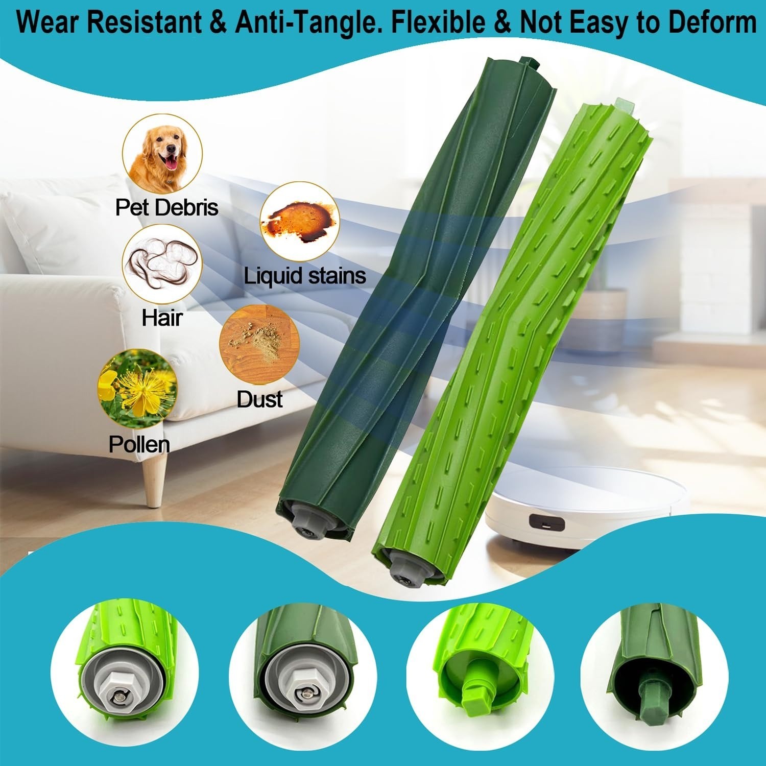 Replacement Parts for iRobot Roomba i7 i3 i4 i5 E5 E6 E7 – Filters & Brushes