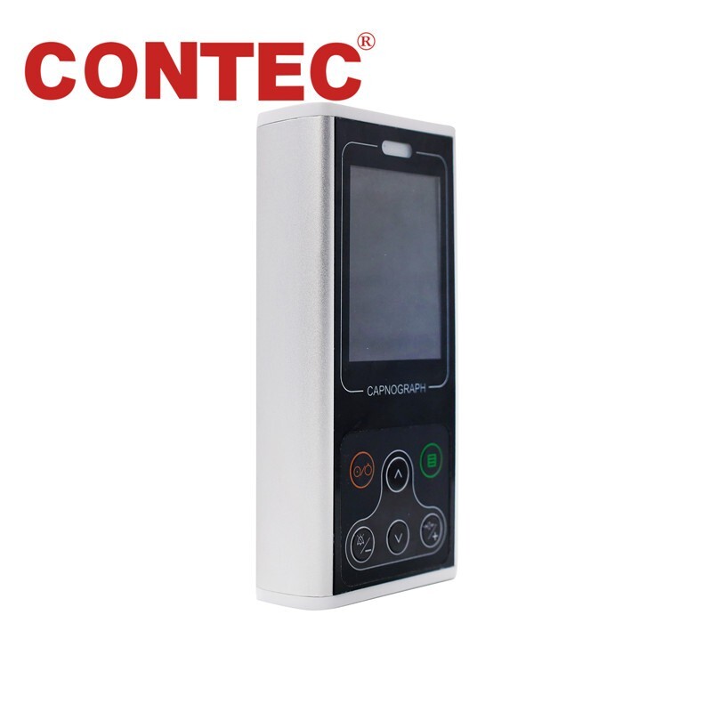 CONTEC CA10S Portable Sidestream Capnograph ETCO2 Spo2 Resp PR with Alarm VET