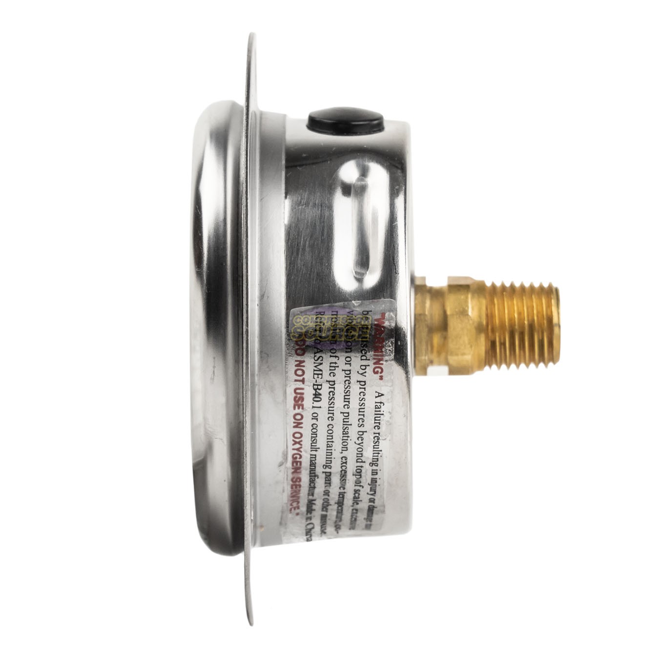 2.5″ Liquid Filled Pressure Gauge 0-500 PSI 1/4″ NPT CBM Panel Flush Mount